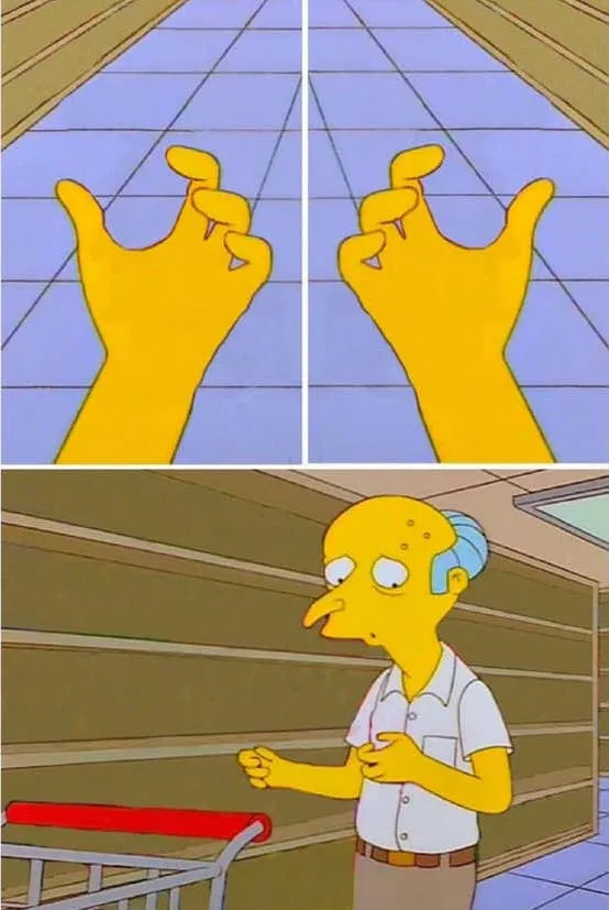 A Simpsons meme