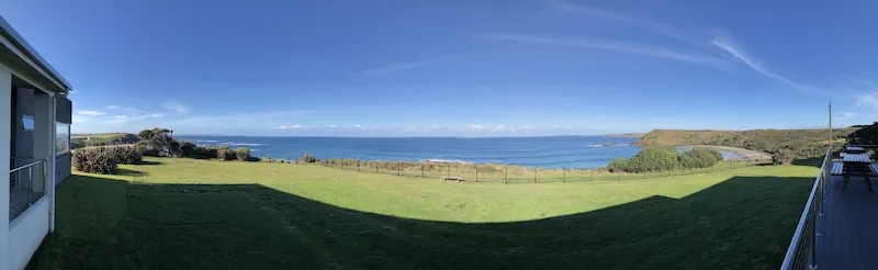 A coastal panorama