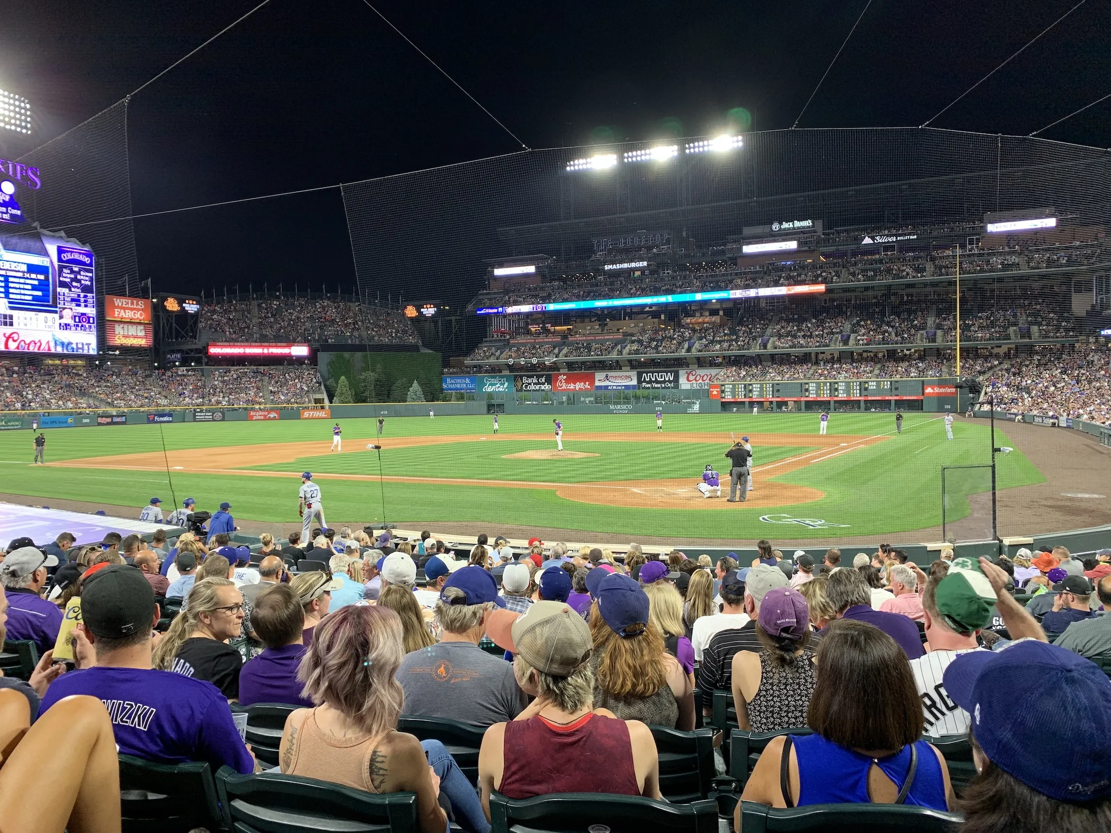 A baseball game