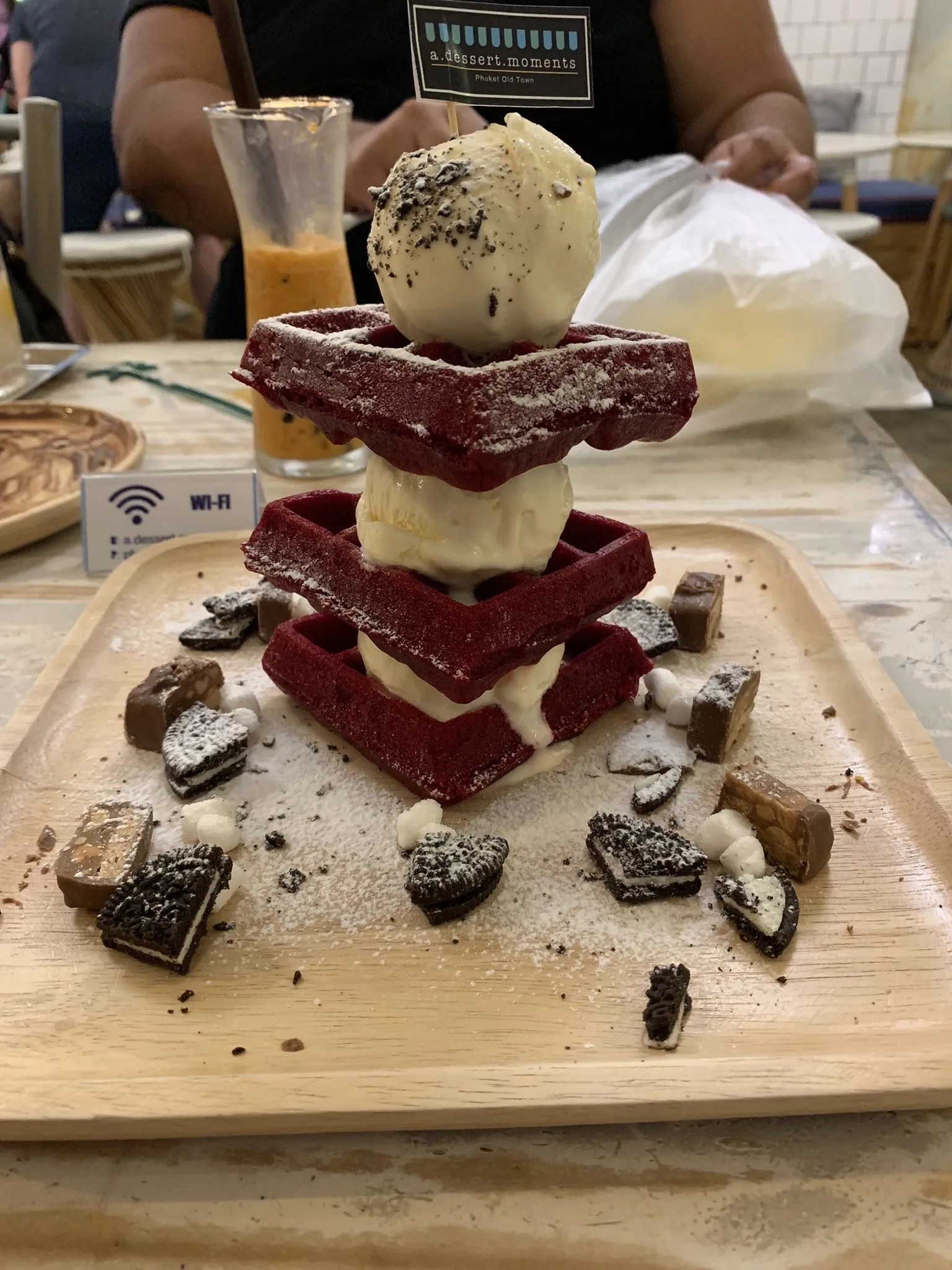 A fancy dessert