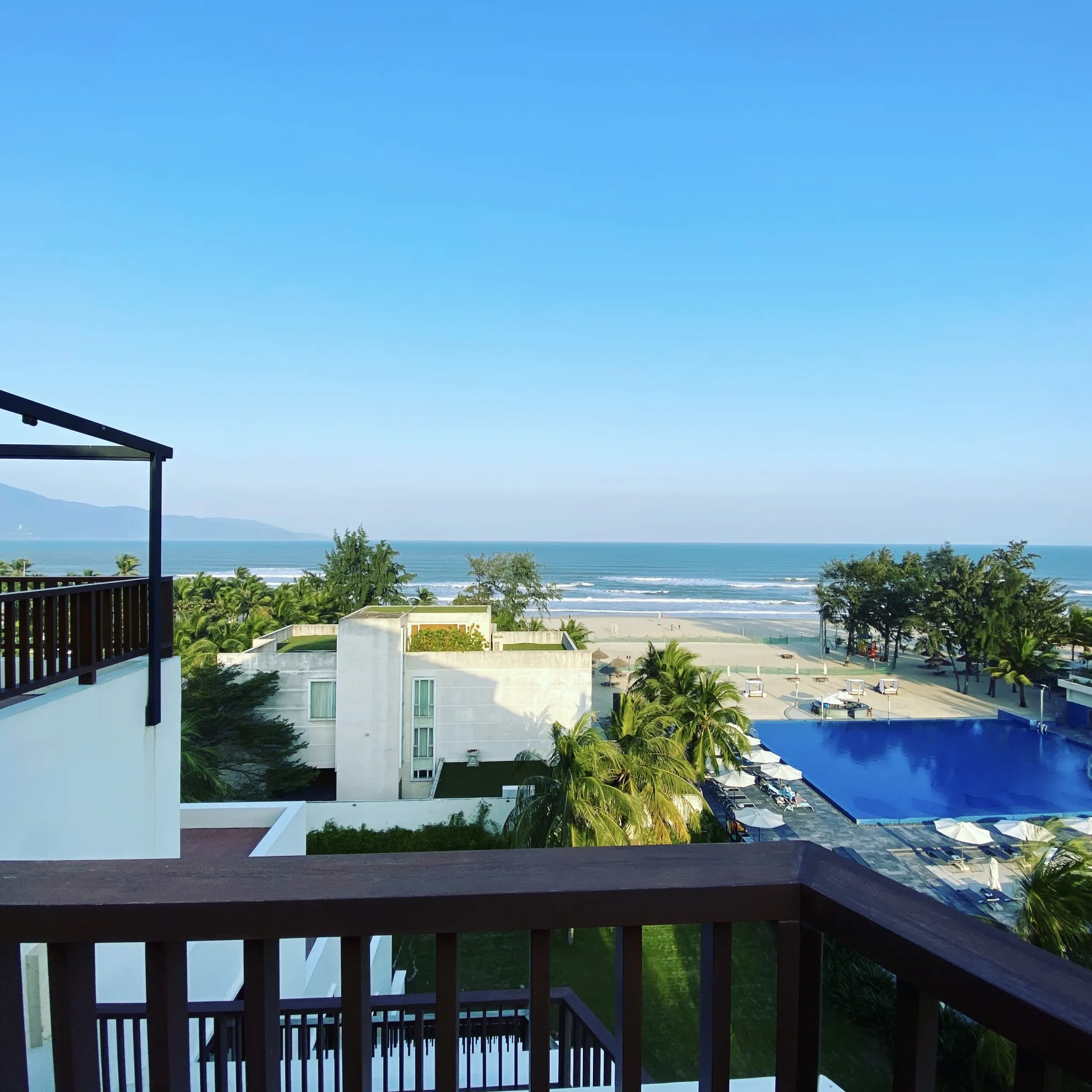 A beach view in Vietnam